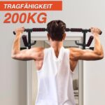 DH FitLife Klimmzugstange Türrahmen 70-92cm – Ohne Montage mit Schlingentrainer – Bild 6