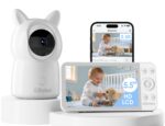 CZEview Babyphone 2.5K mit 5.5" HD-Display, Nachtsicht & intelligenter Erkennung – WLAN Babyfon