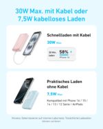 Anker Zolo 10.000mAh magnetische Powerbank – 30W Schnellladen kabellos & per USB-C – Bild 2