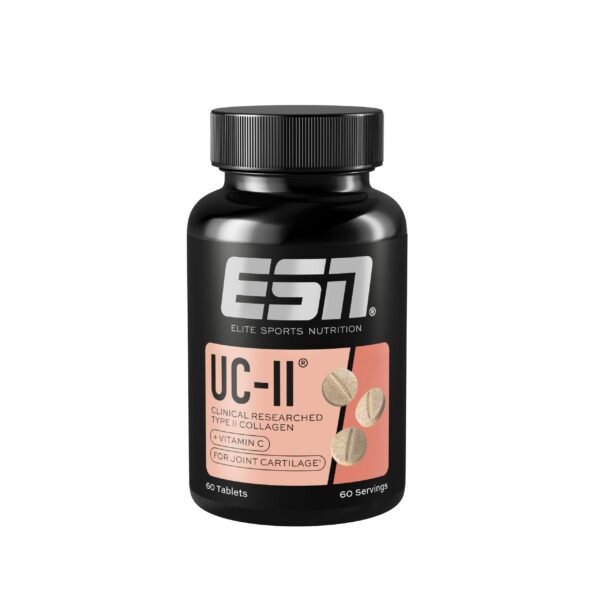 ESN Kollagen Typ II mit UC-II & Vitamin C – 60 Tabletten für 2 Monate