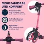 HUDORA Scooter Up 145 Junior – Höhenjustierbarer Kinder-Roller ab 3 Jahren bis 60 kg – Bild 3