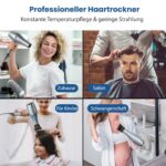 BANNILU Ionen-Haartrockner mit Diffusor & Konzentrator – Professionelle Haarpflege für zu Hause – Bild 7