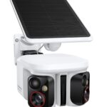 Baseus Security X1 Pro Dual 3K Überwachungskamera – KI-Tracking mit Solarpanel & Farbnachtsicht
