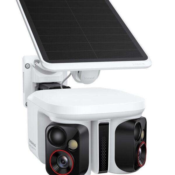 Baseus Security X1 Pro Dual 3K Überwachungskamera – KI-Tracking mit Solarpanel & Farbnachtsicht
