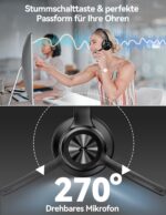 TECKNET V5.2 Bluetooth Headset mit Noise Cancelling – Wireless Kopfhörer für Büro & Callcenter – Bild 4