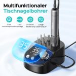 COSLUS E50 Nagelfräser Professionell 35000 U/min mit LCD-Anzeige – Komplettset für Salon & Zuhause – Bild 4
