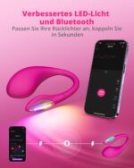 LOVENSE Lush 4 Tragbarer G-Punkt-Vibrator – App-gesteuert mit LED & IPX7 Wasserdicht – Bild 5