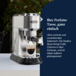De'Longhi Dedica Style EC685.M – Kompakte Siebträgermaschine mit Milchaufschäumer – Bild 3