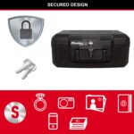 Master Lock L1200 Feuerfester Tresor 5L – Dokumentenschutz mit Schlüsselschloss – Bild 5