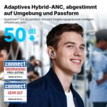 EarFun Air Pro 4+ In-Ear Kopfhörer mit Hybrid-ANC, Hi-Res Audio & 54h Akku – Bild 3