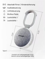 Momcozy WN06 Tragbare White Noise Machine mit Nachtlicht – Weissrauschen-Gerät für Babys – Bild 2