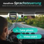 BOTSLAB 4K Dashcam Vorne & Hinten mit STARVIS 2 – GPS, 5,8GHz WiFi & Nachtsicht – Bild 4