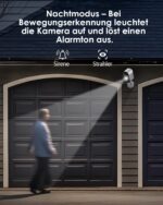 CZEview 2K Überwachungskamera Aussen mit Akku – 300° PTZ, Farbige Nachtsicht & 2-Wege Audio – Bild 5