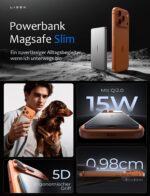 LISEN MagSafe Powerbank 5000mAh – 15W kabelloses Schnellladen für iPhone – Bild 2