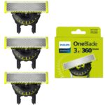 Philips OneBlade 360-Klingen 3er-Pack – Original Ersatzklingen für alle OneBlade Modelle