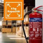 Smartwares 6 kg Pulverlöscher ABC – Wandhalterung & EU-zertifiziert – FEX-15167 – Bild 5