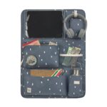 LÄSSIG Autorücksitz-Organizer Car Wrap-to-Go 60 cm – Rücksitztasche mit Tabletfach Dunkelblau – Bild 2