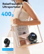 KIMMOO Clip-Ventilator Wiederaufladbar – 100 Stufen, 17h Akku & 360° Rotation – Bild 9