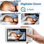 TakTark Babyphone mit 4,3'' Kamera – 300° Pan-Tilt, Nachtsicht & Gegensprechfunktion – Bild 7