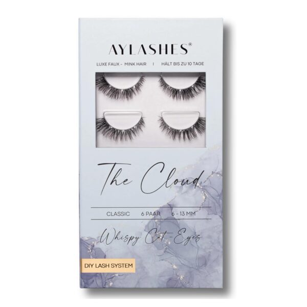 Aylashes THE CLOUD DIY Wimpernextensions Set – 6 Paar bis zu 7 Tage Halt