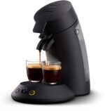 PHILIPS SENSEO Original Plus Eco Kaffeepadmaschine – 2 Tassen, Kaffeestärkewahl & Kaffee Boost