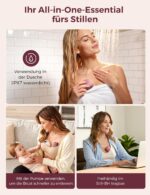 Momcozy A1Pro Stillmassagegerät – Wärme & Vibration für effizientes Abpumpen – Bild 7