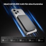 kstime V12 10000 mAh Magnetische Powerbank – MagSafe Schnellladung für iPhone & Android – Bild 5