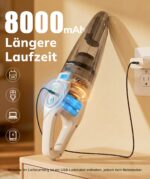 Topipop Akku-Handstaubsauger 25000Pa – Kabelloser Staubsauger mit HEPA-Filter & Zubehör – Bild 6