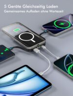 Podoru 10000mAh MagSafe Power Bank mit USB-C PD 20W – Kabellos für iPhone 12-17 – Bild 5
