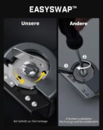 Fanttik C8 Nano Elektrische Schere – Akku-Schneidwerkzeug mit LED-Display für Stoffe & Kartons – Bild 4