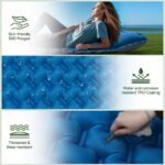 FORRINX Isomatte mit Kissen & Fussluftpumpe – Ultraleichte Campingmatte 950g für Wandern & Outdoor – Bild 5