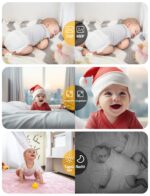 BURNNOVE Babyphone mit Kamera 720P IPS – Sicher ohne WLAN, 2000mAh Akku & Nachtsicht – Bild 4