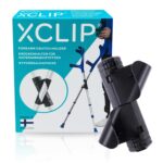 XCLIP Unterarm-Krückenhalter mit X-Design für 64-72 mm Umfang – Tragbare Halterung