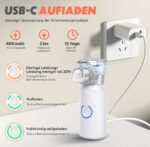 AU YAT Tragbares Inhaliergerät – USB-C Vernebler für Erwachsene & Kinder – Bild 4