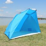 outdoorer Helios Strandmuschel mit UV-Schutz 80 – Ultraleichte Reise-Strandmuschel – Bild 2