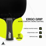 JOOLA BLACK DUO PRO Tischtennisset – 2 Schläger, 3 Bälle & Tasche ITTF zugelassen – Bild 4
