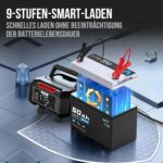 NEXPEAK NC315 Autobatterieladegerät 15A – 12V/24V LiFePO4 & Blei-Säure Intelligentes Schnellladegerät – Bild 6