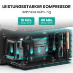 Alpicool KLS58 47L Kompressor Kühlbox Dual Zone – APP-Steuerung, -20°C, 12V/230V – Bild 4