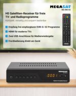 Megasat HD 390 DVB-S2 Sat-Receiver – Full HD Satellitenempfang mit HDMI & USB – Bild 3