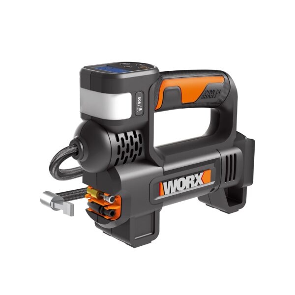 WORX WX092.9 Akku-Kompressor 4in1 – Digitale Luftpumpe mit LED bis 10 bar