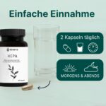 ESSENZ Hepa Kapseln – 60 Stück mit Mariendistel, Artischocke & Löwenzahn – Bild 5