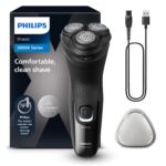 Philips Shaver Series 3000X – Elektrischer Rasierer mit SkinProtect & PowerCut für Herren
