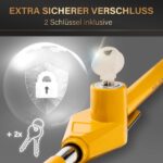 HELDENWERK Universal Lenkradkralle – Professionelle Wegfahrsperre für PKW, SUV & Transporter – Bild 3