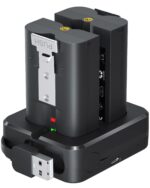 2x 6040mAh Akku mit Dual-Ladestation für Ring Video Doorbell 2/3/4 – Professionelle Ersatzbatterien