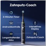 Oral-B iO Series 6 Elektrische Zahnbürste Doppelpack – Intelligente Zahnpflege mit 5 Putzmodi – Bild 3