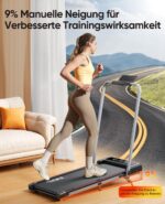 RUNIMON Klappbares Laufband 6in1 mit 9% Steigung & 2.5HP – Für Zuhause & Büro bis 120kg – Bild 3