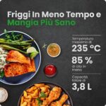 Chefman Heissluftfritteuse 3,75L mit Hi-Fry-Technologie – Kompakte Luftfritteuse mit Touch-Steuerung – Bild 3