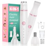 Birch 4-in-1 Damenrasierer mit Doppelring-Klingen – Elektrischer Haarentferner für Gesicht & Bikinizone