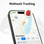 aowoka weTag Pro 4er Pack – Smart Tracker für Apple Find My mit austauschbarem Akku – Bild 5