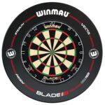 WINMAU Blade 6 Professionelle Dartscheibe mit Surround & 2 Dart-Sätze – WDF-zugelassen – Bild 2